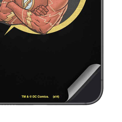 DC Comics The Flash Folded Arms Pose Galaxy S25 Skin